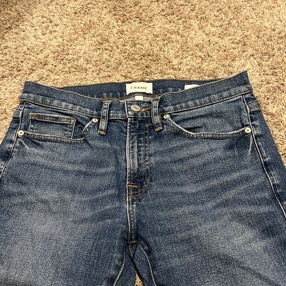 Frame Jeans L'Homme Slim Medium Wash Stretch Denim Mens Size 31 - Picture 5 of 5
